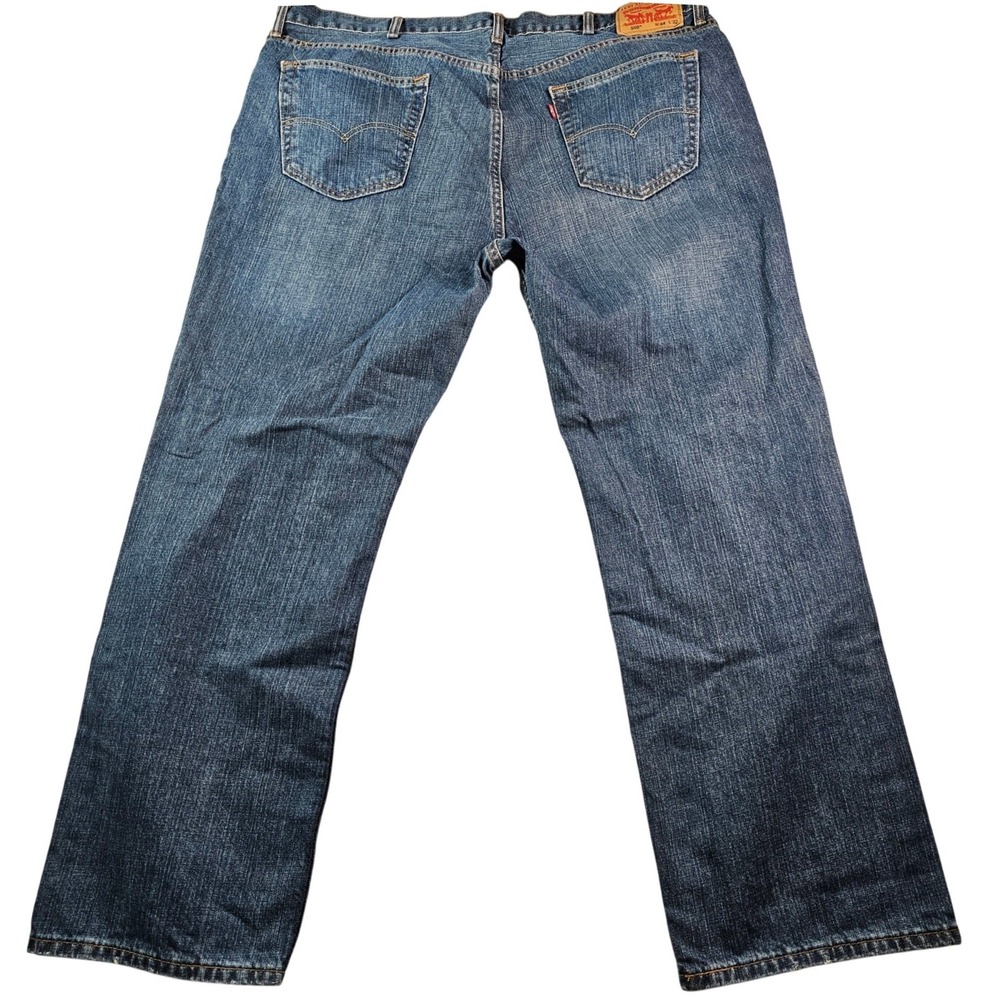 Levis Denim Jeans Men's 44×32 Blue Relaxed Fit‎ Cotton Classic Pants
